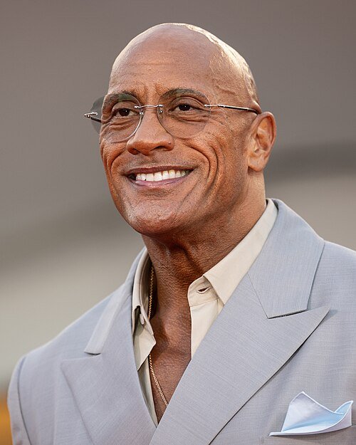 Portrait photo of Dwayne Johnson