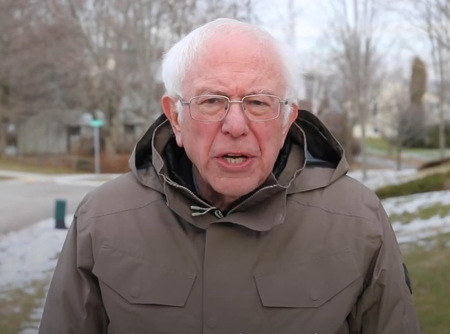 Bernie Sanders Once Again Asking blank internet meme template