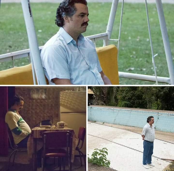 Sad Pablo Escobar blank internet meme template
